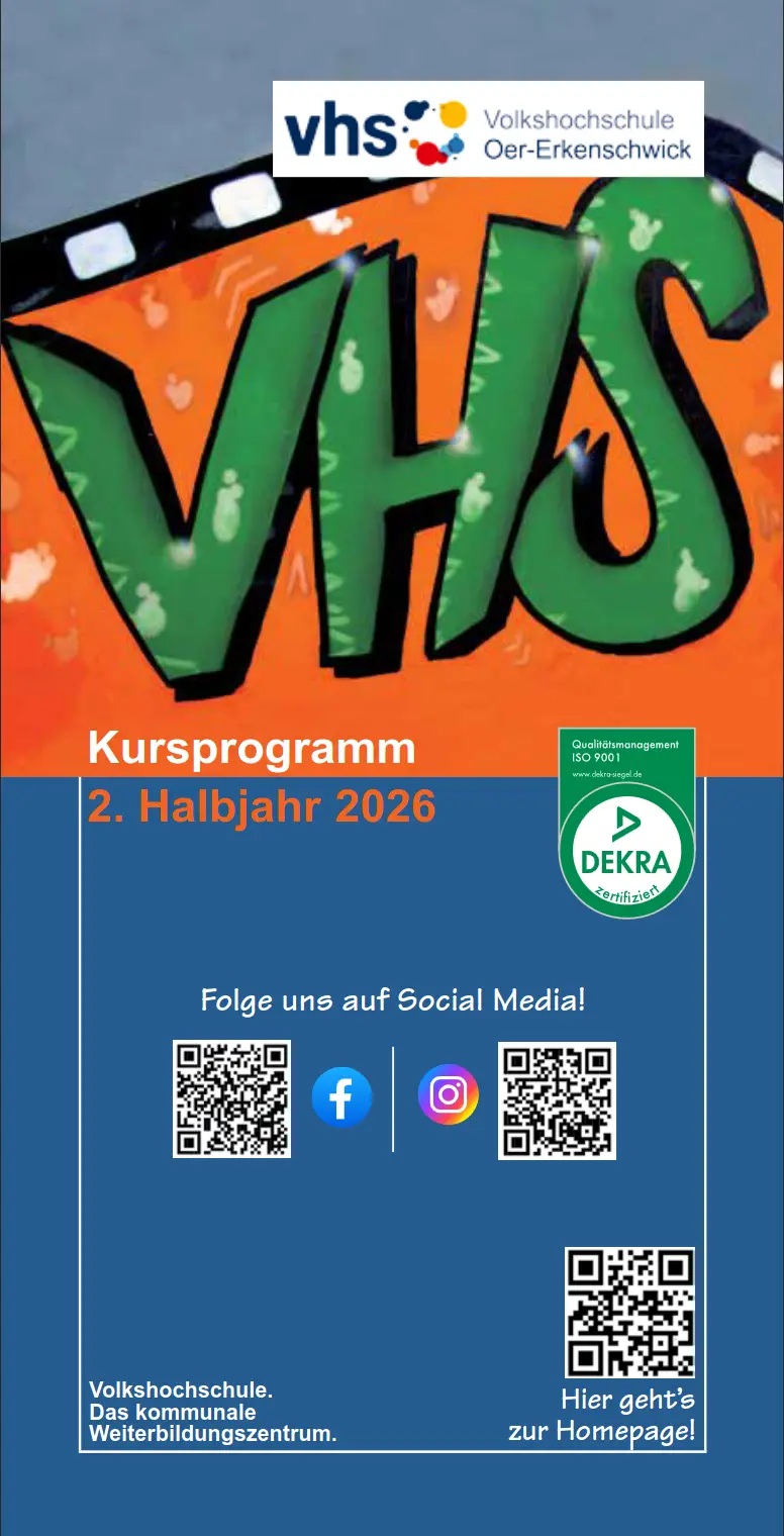 Gesamtprogramm Frühjahr 2026 Gesamtprogramm Herbst 2026